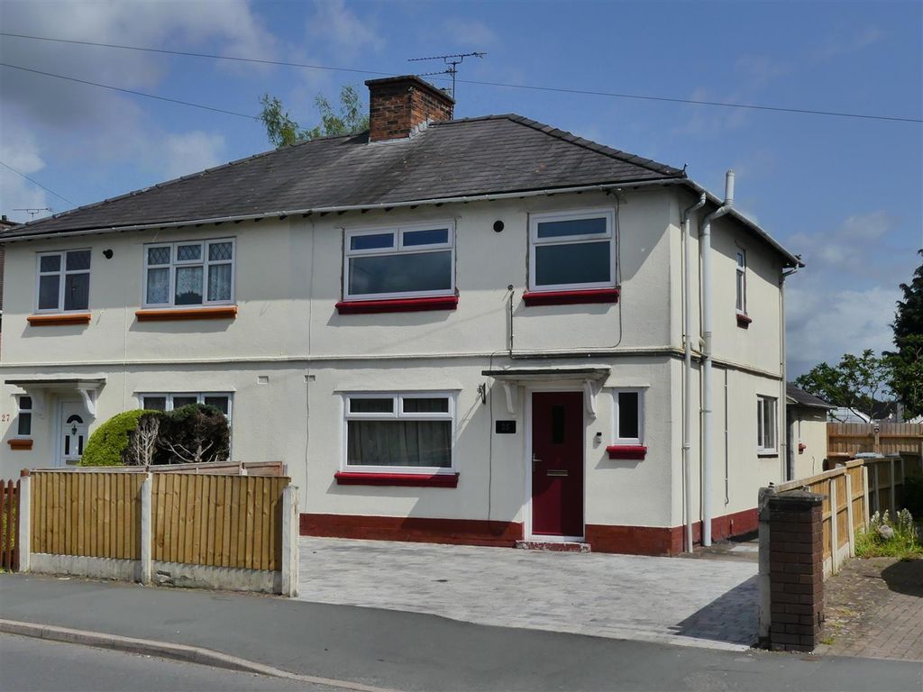 3 bed semi-detached house for sale in Manor Road, Nantwich, Cheshire CW5, £220,000