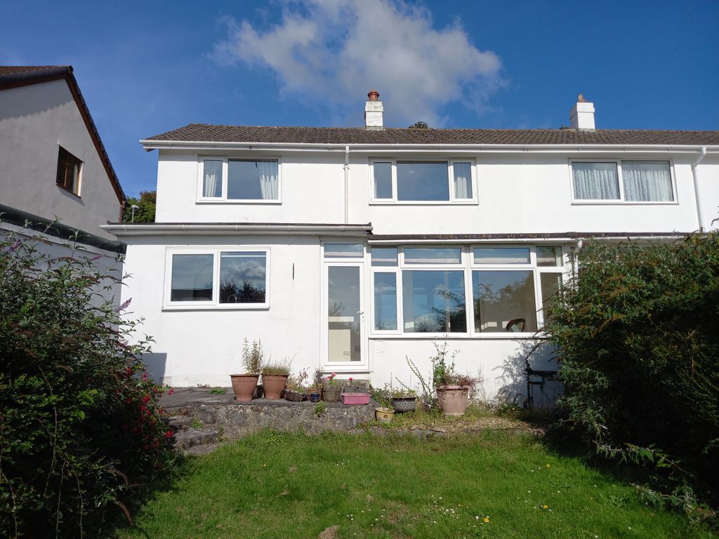4 bed semi-detached house for sale in Padacre Road, Torquay TQ2, £300,000