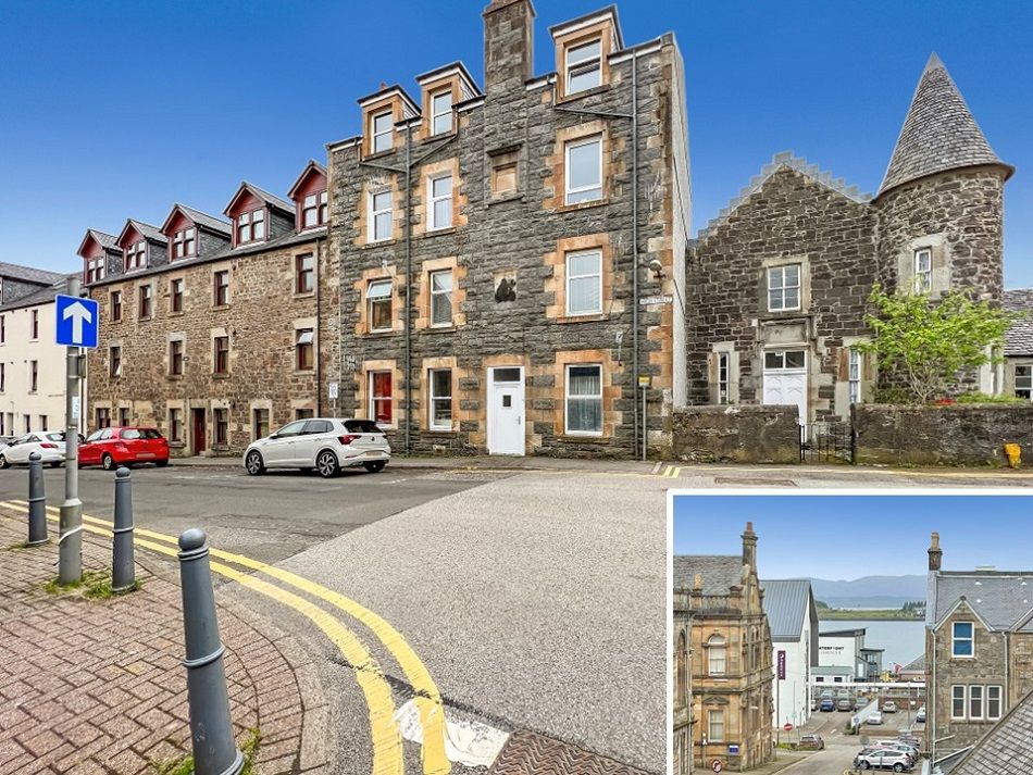 1 bed flat for sale in High Street, Oban, Argyll, 4Bg, Oban PA34, £120,000