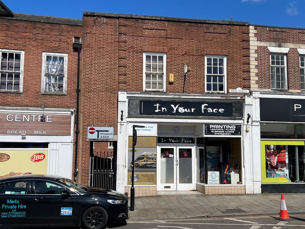 Retail premises for sale in 6 High Street, Market Drayton, Shropshire TF9, £135,000