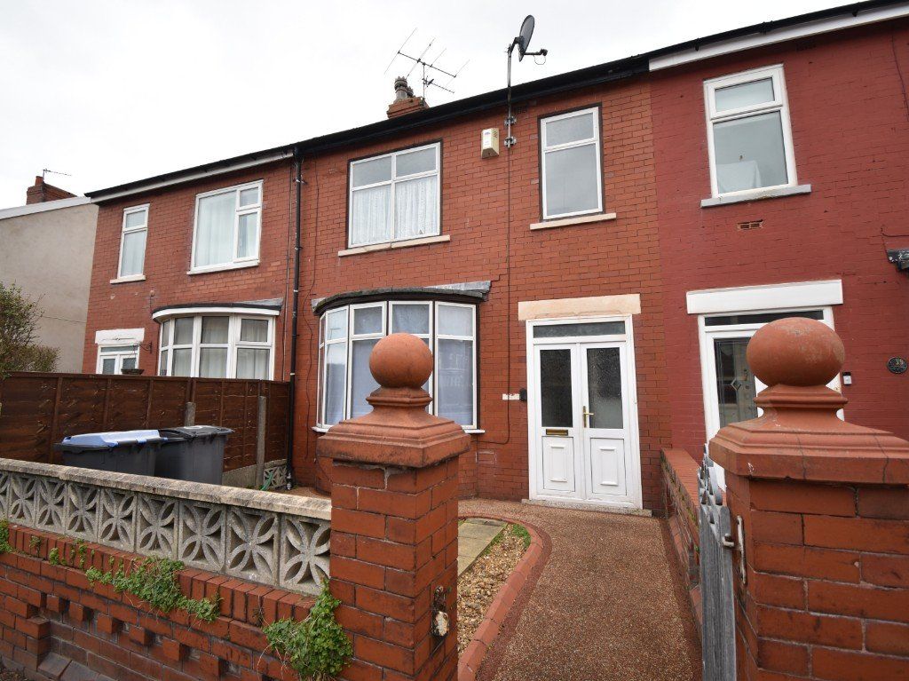 3 bed terraced house for sale in Threlfall Road, Blackpool FY1, £89,950