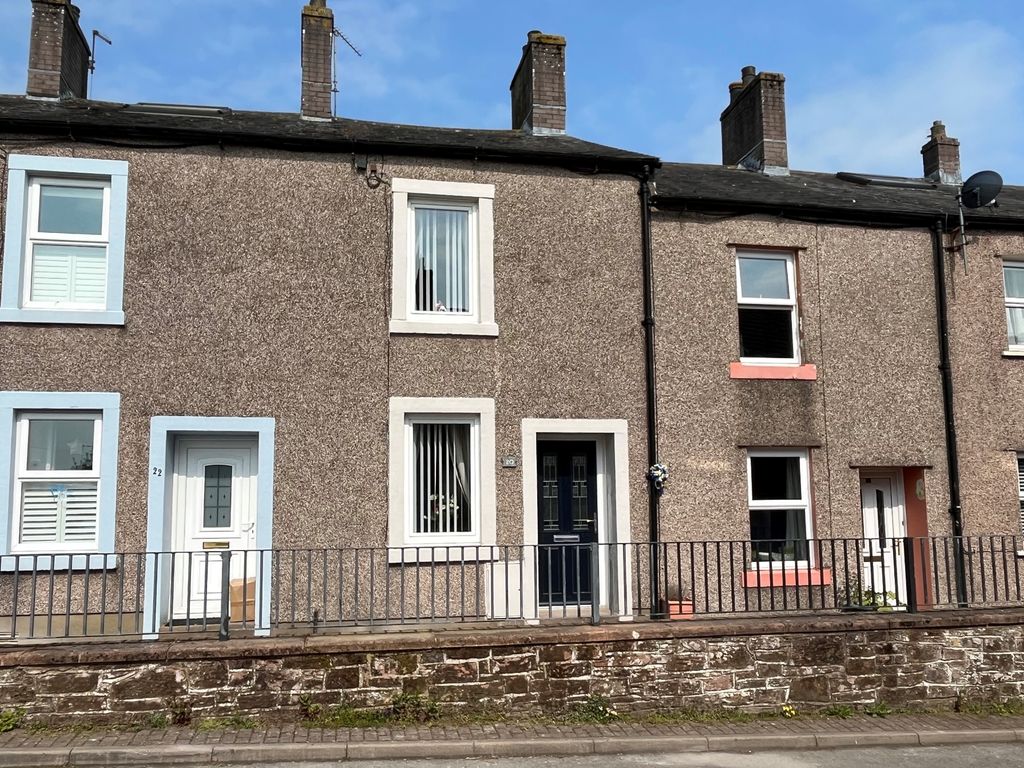 3 bed terraced house for sale in Springkell, Aspatria, Wigton CA7, £87,000