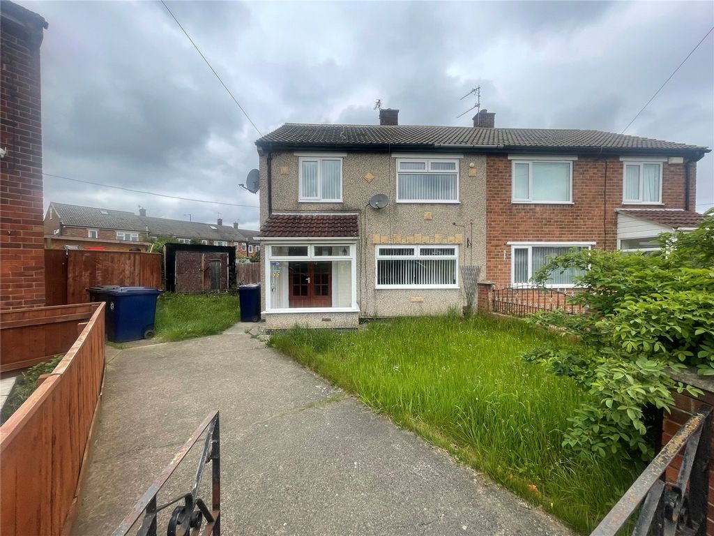 3 bed semi-detached house for sale in Grisedale Crescent, Eston, Middlesbrough, North Yorkshire TS6, £80,000