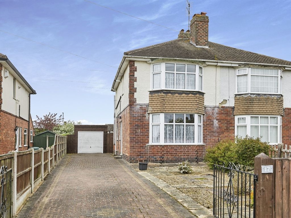 2 bed semi-detached house for sale in Huntley Avenue, Spondon, Derby DE21, £190,000