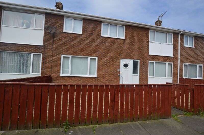 3 bed terraced house for sale in Suffolk Close, Ashington NE63, £100,000