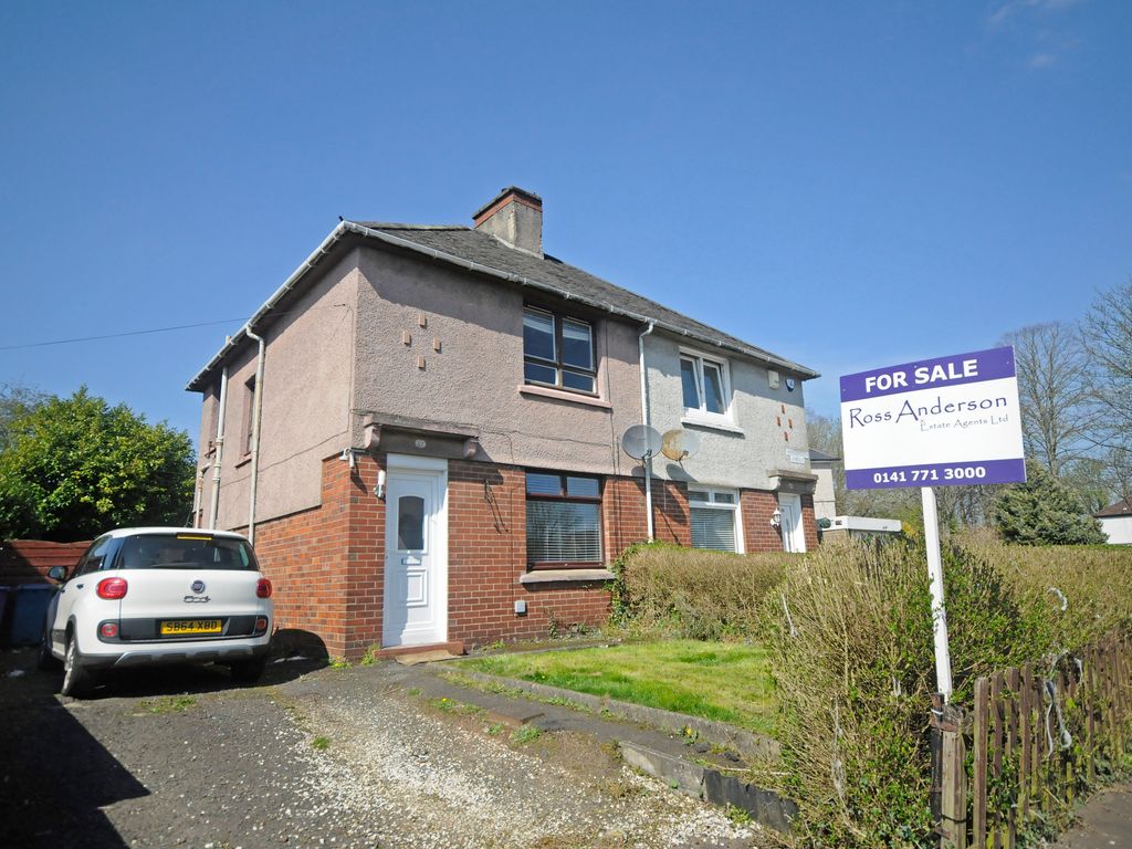2 bed semi-detached house for sale in Rhindmuir Avenue, Swinton, Glasgow G69, £132,000
