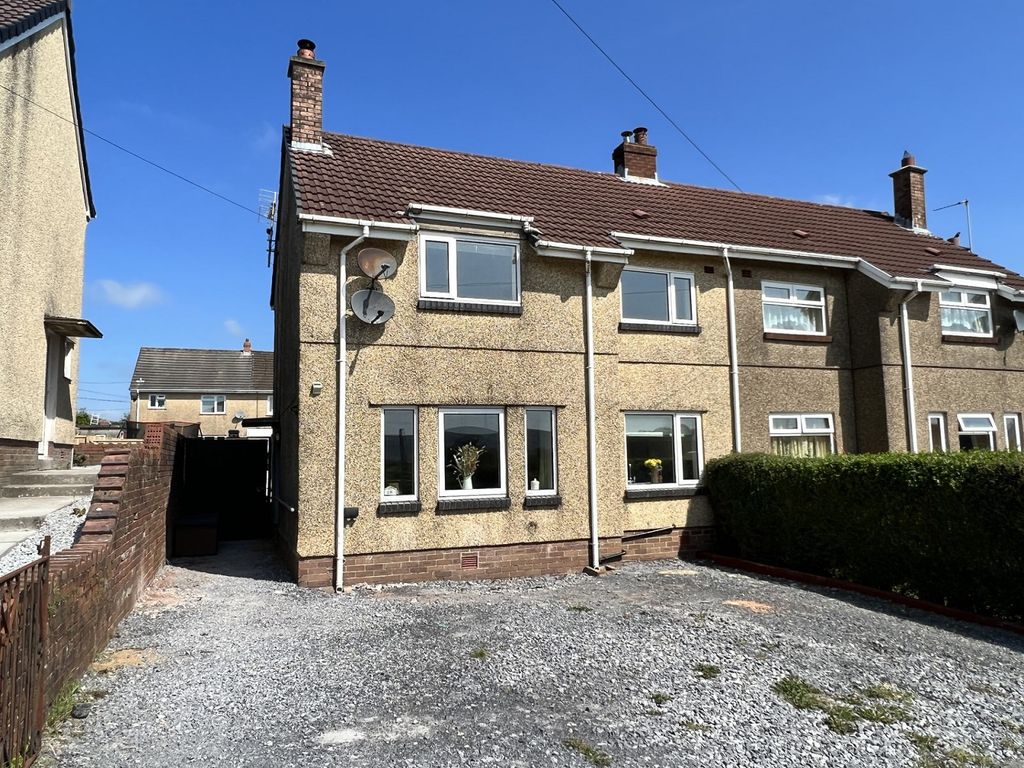 2 bed semi-detached house for sale in Coopers Estate, Tycroes, Ammanford, Carmarthenshire. SA18, £148,500