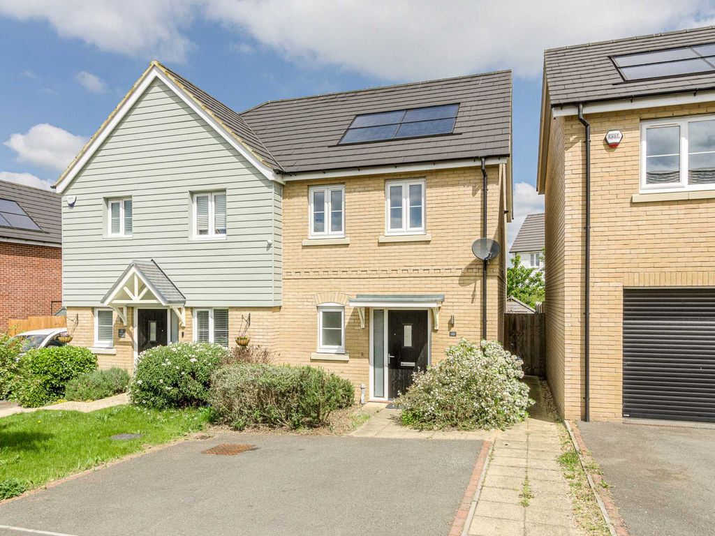 2 bed semi-detached house for sale in Millfield Gardens, Redhouse Park MK14, £310,000