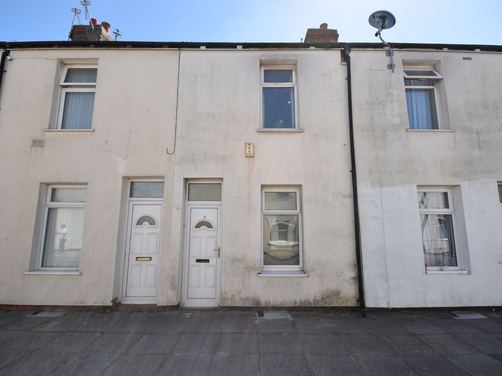 2 bed terraced house for sale in Anderson Street, Blackpool FY1, £65,000