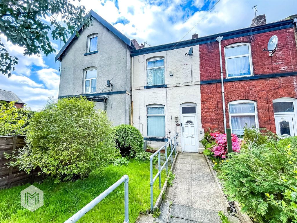 2 bed terraced house for sale in Brierley Street, Bury, Greater Manchester BL9, £140,000