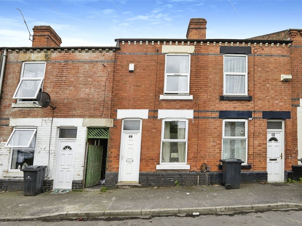 2 bed terraced house for sale in Darby Street, Derby DE23, £130,000
