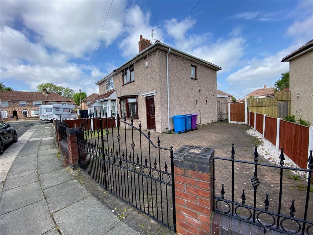 3 bed semi-detached house for sale in Fairford Crescent, Liverpool L14, £155,000