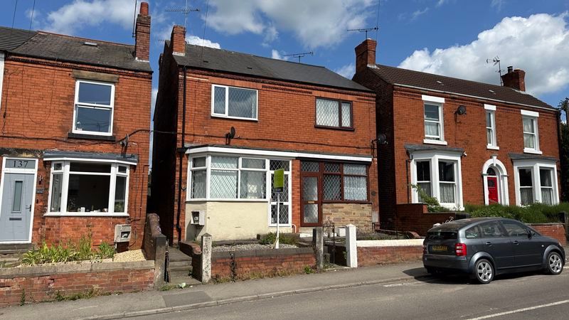 2 bed semi-detached house for sale in Station Road, North Wingfield, Chesterfield S42, £120,000