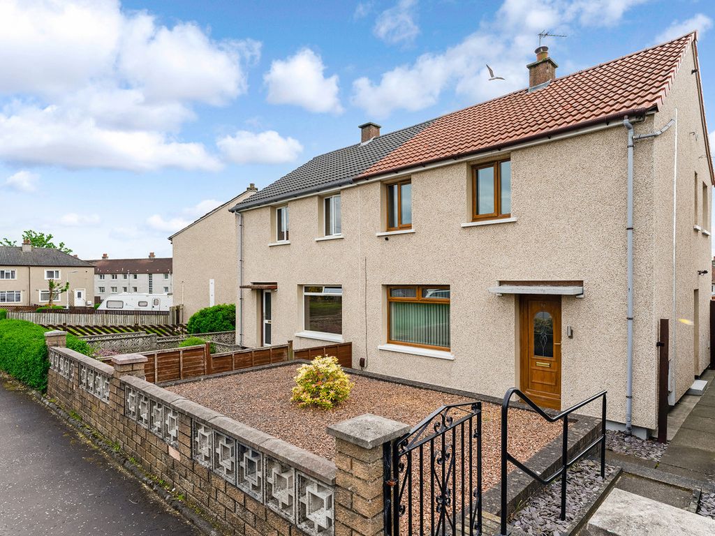 2 bed semi-detached house for sale in Campsie Crescent, Kirkcaldy KY2, £104,995