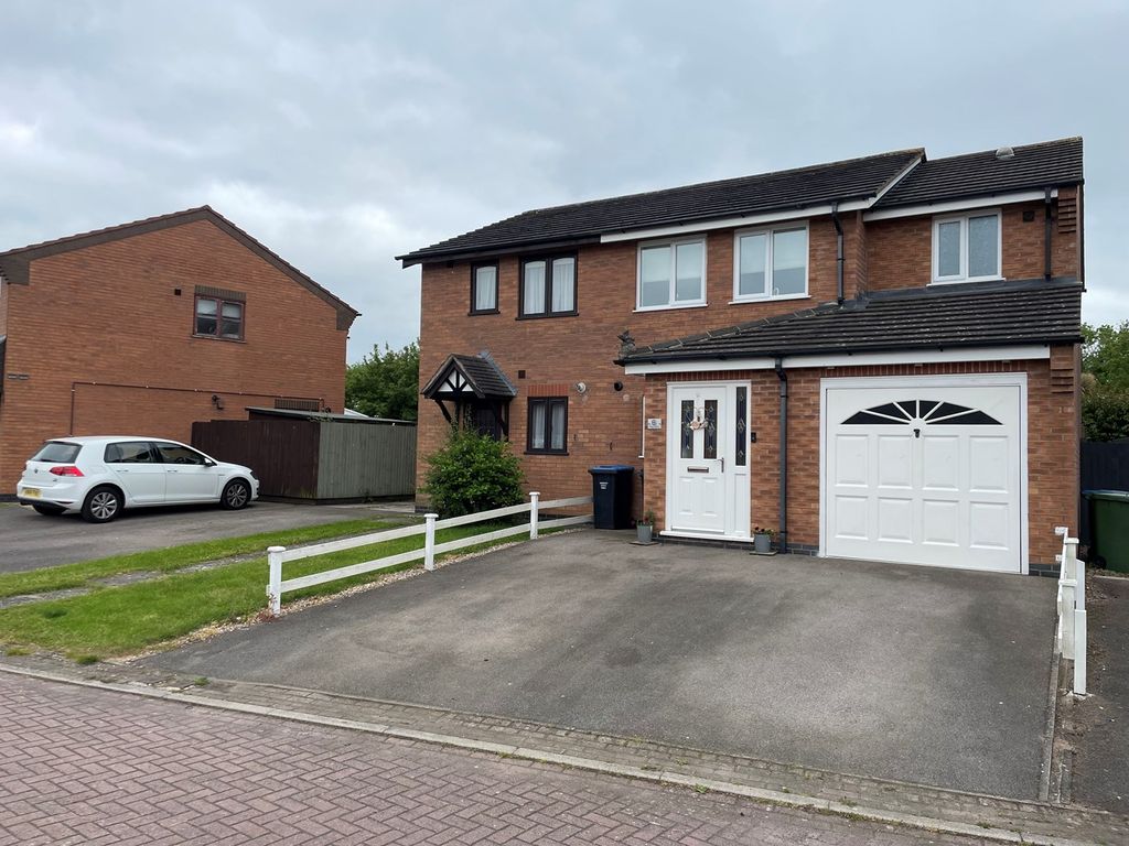 3 bed semi-detached house for sale in Plough Close, Broughton Astley, Leicester LE9, £269,950