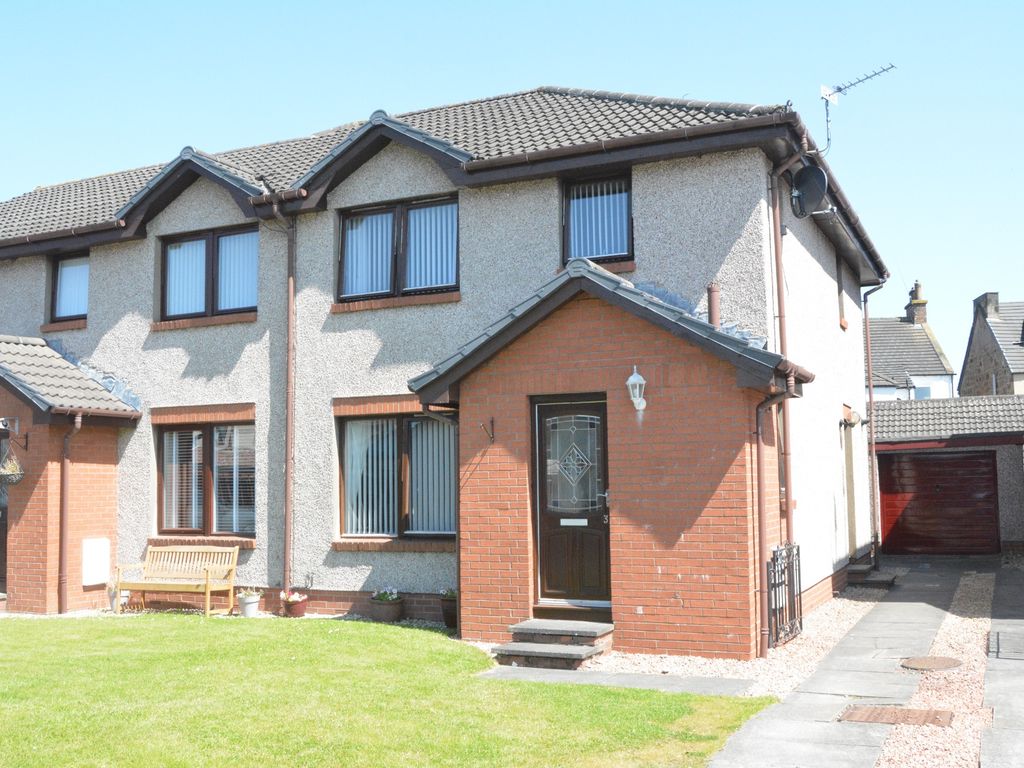 3 bed semi-detached house for sale in Naismith Court, Grangemouth, Stirlingshire FK3, £170,000