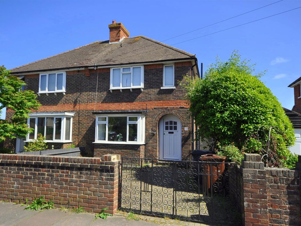 3 bed semi-detached house for sale in Kingston Road, Hampden Park, Eastbourne BN22, £299,950