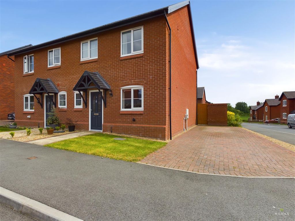 3 bed semi-detached house for sale in Sandhurst Way, Nesscliffe, Shrewsbury SY4, £243,950