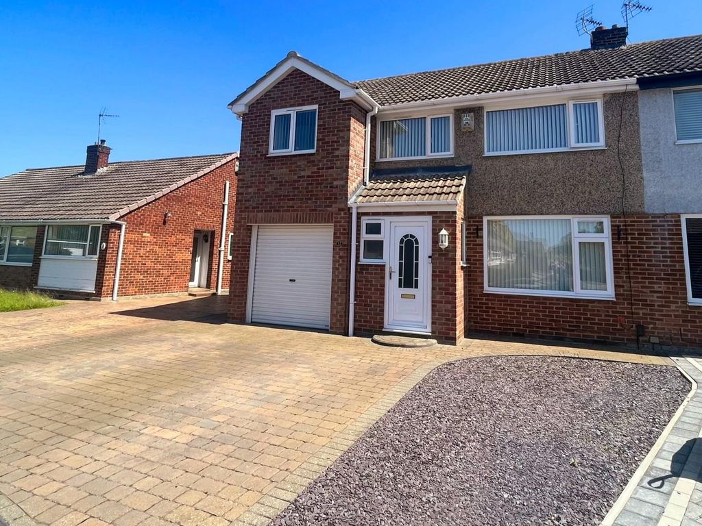 4 bed semi-detached house for sale in Birchfield Close, Eaglescliffe, Stockton-On-Tees TS16, £220,000