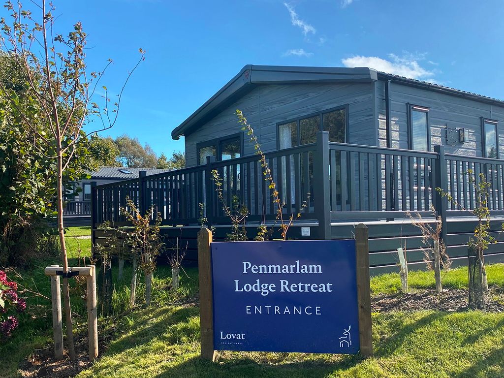 2 bed lodge for sale in Penmarlam Lodge Retreat, Bodinnick, Fowey PL23, £209,995