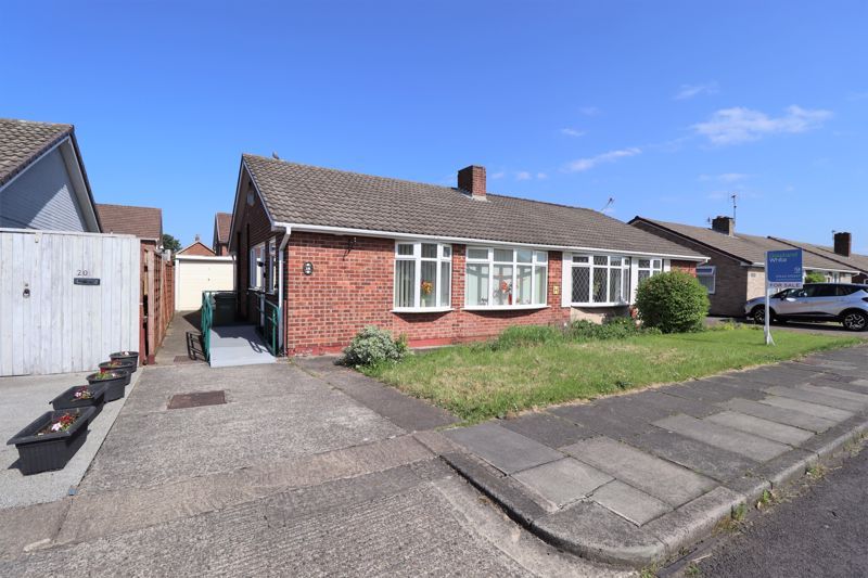 2 bed semi-detached bungalow for sale in Spruce Road, Stockton-On-Tees TS19, £135,000