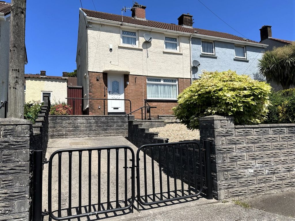 2 bed semi-detached house for sale in Heol Penhydd, Bryn, Port Talbot, Neath Port Talbot. SA13, £134,995