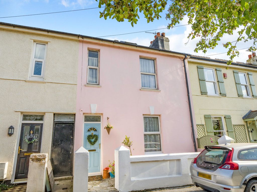 3 bed terraced house for sale in Laira Avenue, Plymouth, Devon PL3, £200,000
