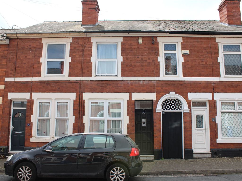 2 bed terraced house for sale in King Alfred Street, Derby DE22, £130,000