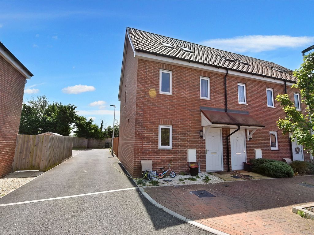 3 bed end terrace house for sale in Myrtlebury Way, Exeter, Devon EX1, £290,000