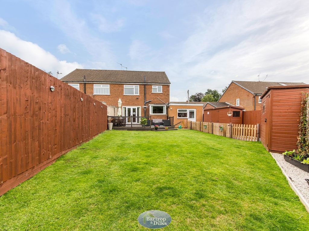 3 bed semi-detached house for sale in Grasmere Road, Worksop S81, £217,000