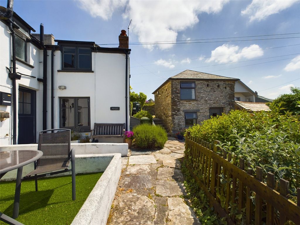 2 bed terraced house for sale in Trewarmett, Tintagel PL34, £325,000