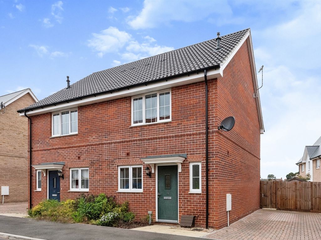 2 bed semi-detached house for sale in Myrtle Lane, Red Lodge, Bury St. Edmunds IP28, £100,000