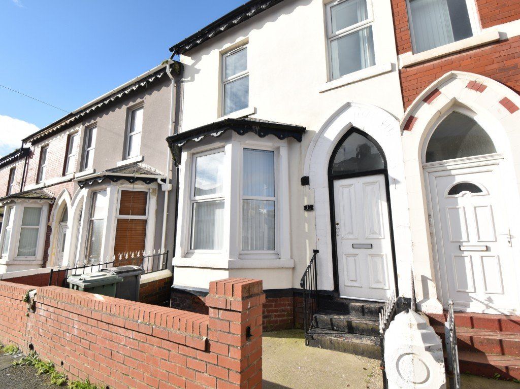 4 bed terraced house for sale in Regent Road, Blackpool FY1, £105,000