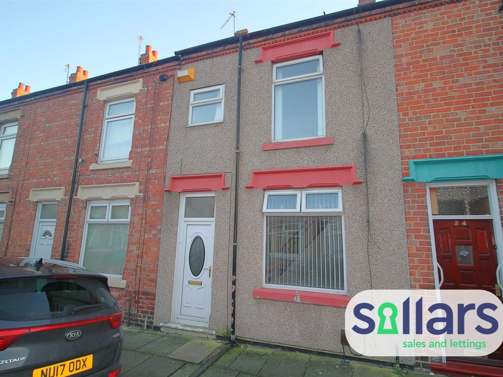 2 bed terraced house for sale in Falmer Road, Darlington DL1, £79,950