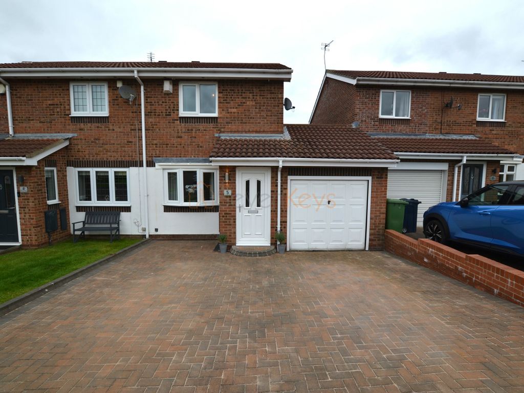 2 bed semi-detached house for sale in Gorleston Way, Sunderland, Tyne And Wear SR3, £164,500