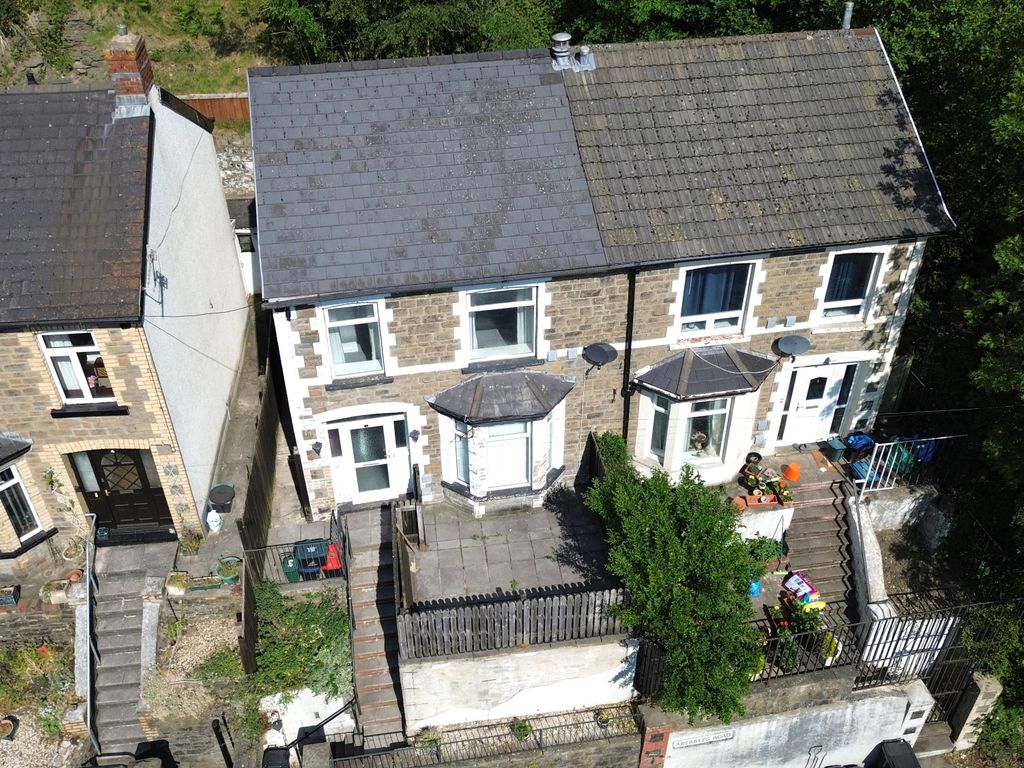 2 bed semi-detached house for sale in Aberbeeg Road, Abertillery NP13, £90,000