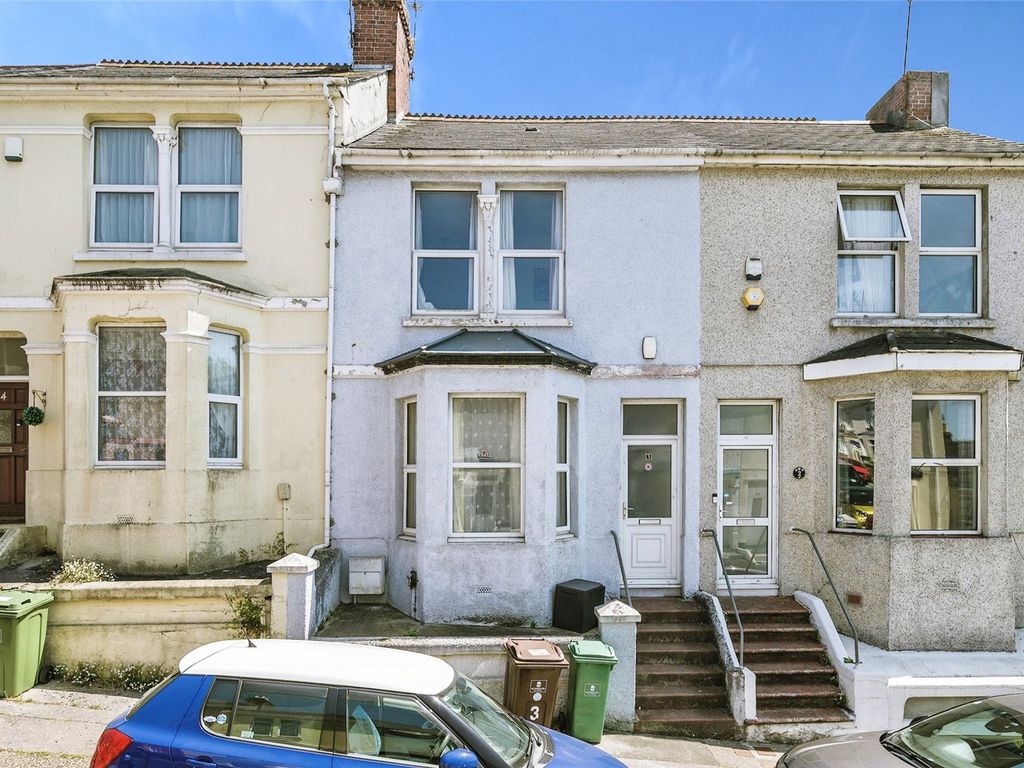 3 bed terraced house for sale in Third Avenue, Camels Head, Plymouth, Devon PL2, £160,000