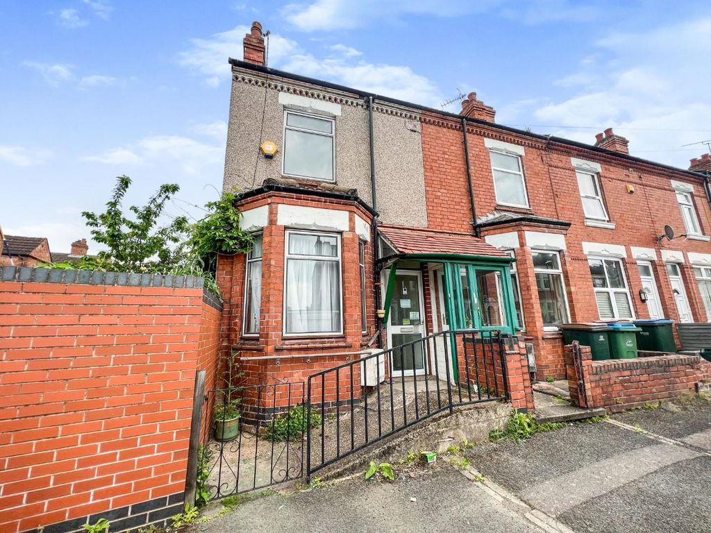 3 bed end terrace house for sale in Gresham Street, Stoke, Coventry CV2, £145,000