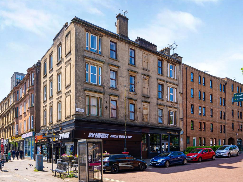 1 bed flat for sale in 1/1, Buccleuch Street, Garnethill G3, £135,000