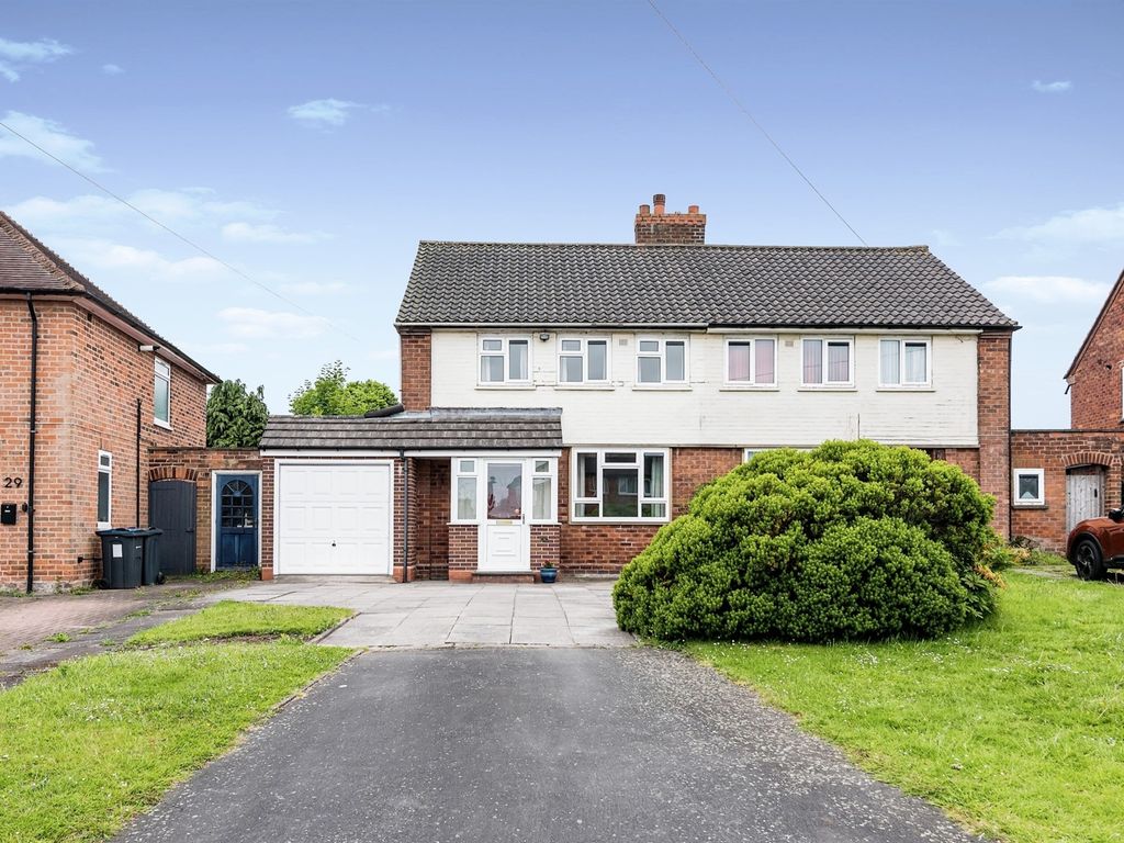 3 bed semi-detached house for sale in Fowler Road, Sutton Coldfield B75, £280,000