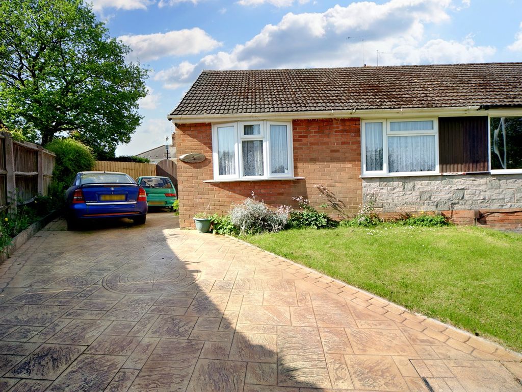 2 bed semi-detached bungalow for sale in Lutley Close, Wolverhampton WV3, £180,000