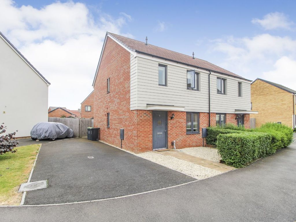 2 bed semi-detached house for sale in Goff Place, Wootton, Bedford MK43, £98,000