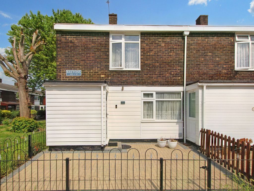 2 bed end terrace house for sale in Bretons, Basildon SS15, £315,000