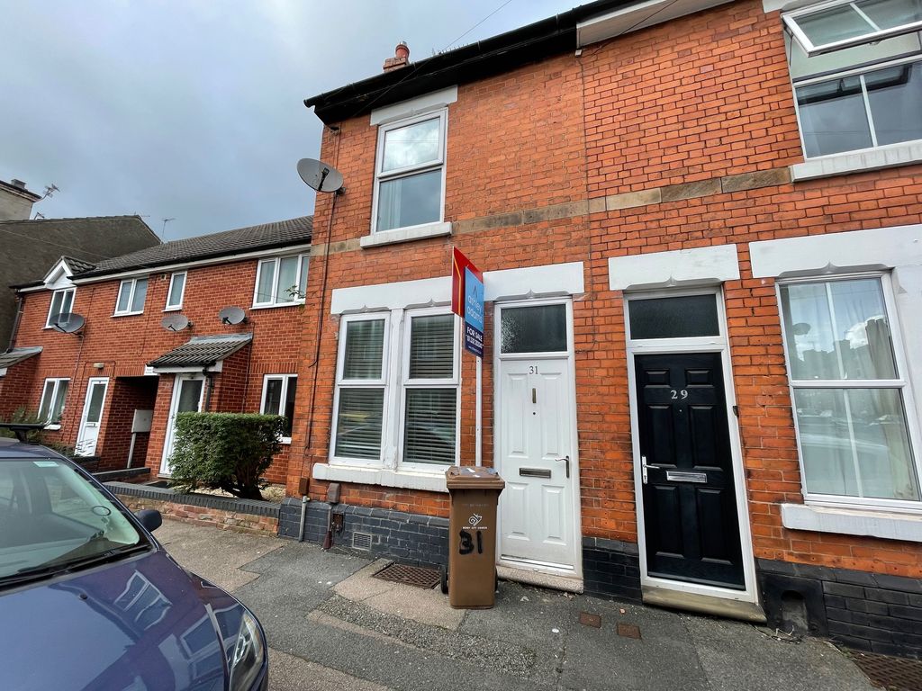 2 bed terraced house for sale in Peel Street, Derby DE22, £110,000