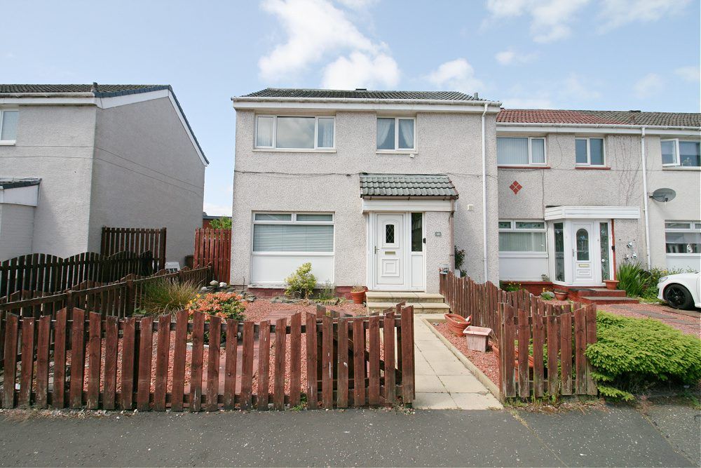 3 bed end terrace house for sale in 40 Denholm Drive, Wishaw ML2, £93,500