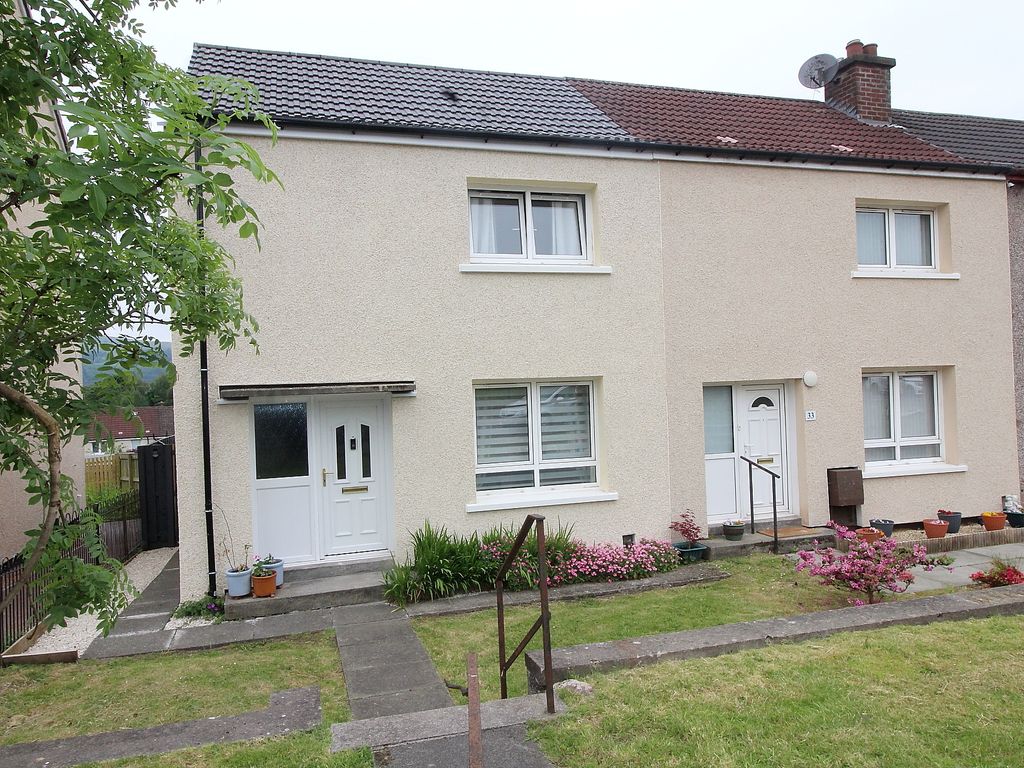 2 bed end terrace house for sale in Miller Road, Balloch G83, £103,000