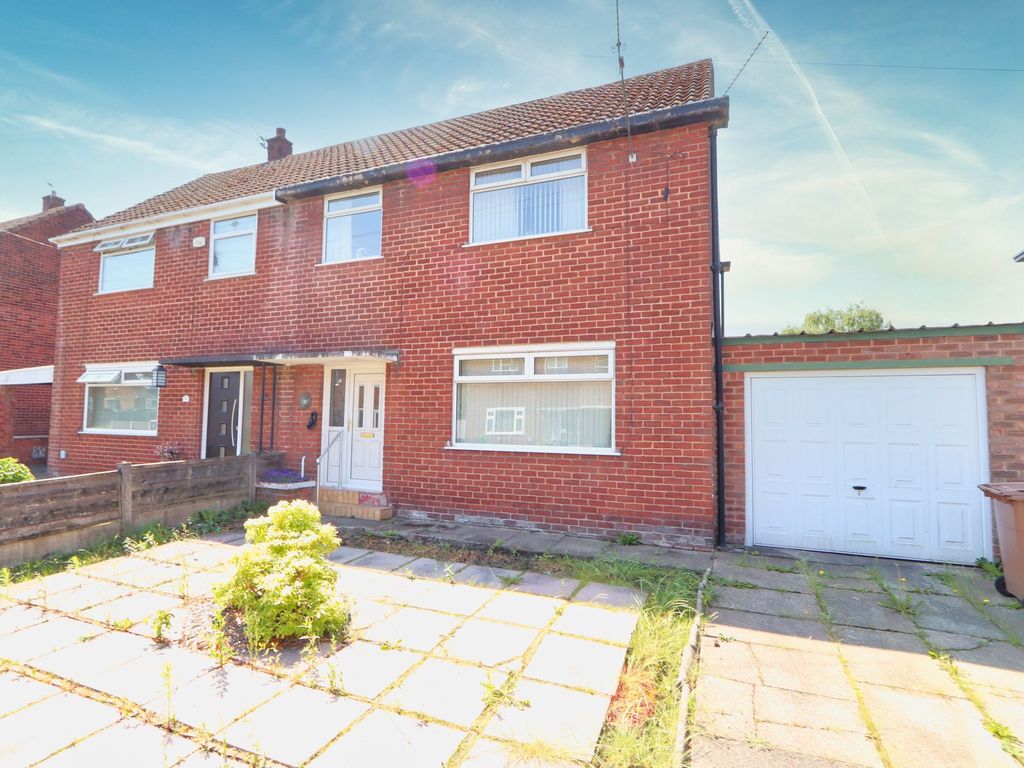 3 bed semi-detached house for sale in Sussex Road, Cadishead M44, £200,000