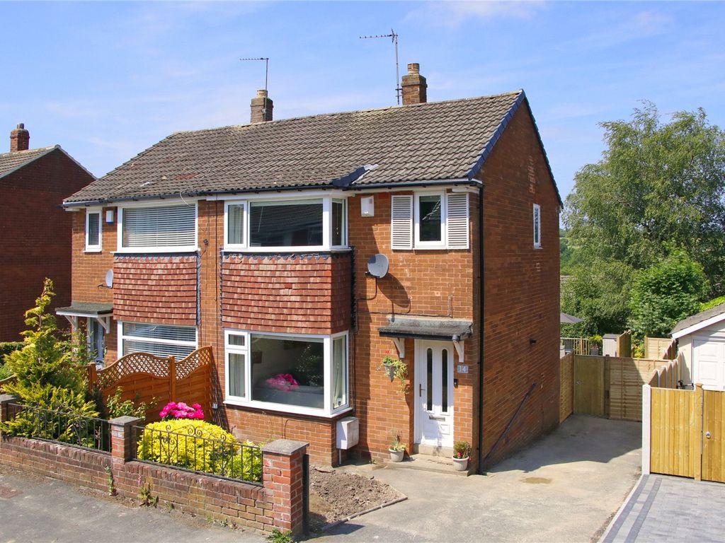 3 bed semi-detached house for sale in Moseley Wood Walk, Cookridge, Leeds, West Yorkshire LS16, £295,000