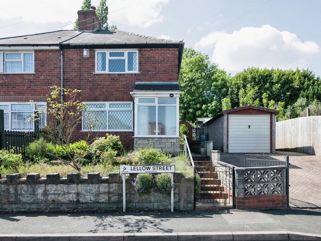 2 bed semi-detached house for sale in Lellow Street, West Bromwich B71, £180,000