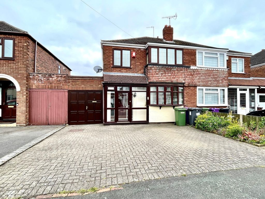 3 bed semi-detached house for sale in Springhill Road, Wednesfield, Wolverhampton WV11, £249,950